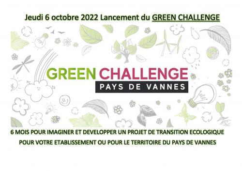 Lancement du green Challenge Pays de Vannes