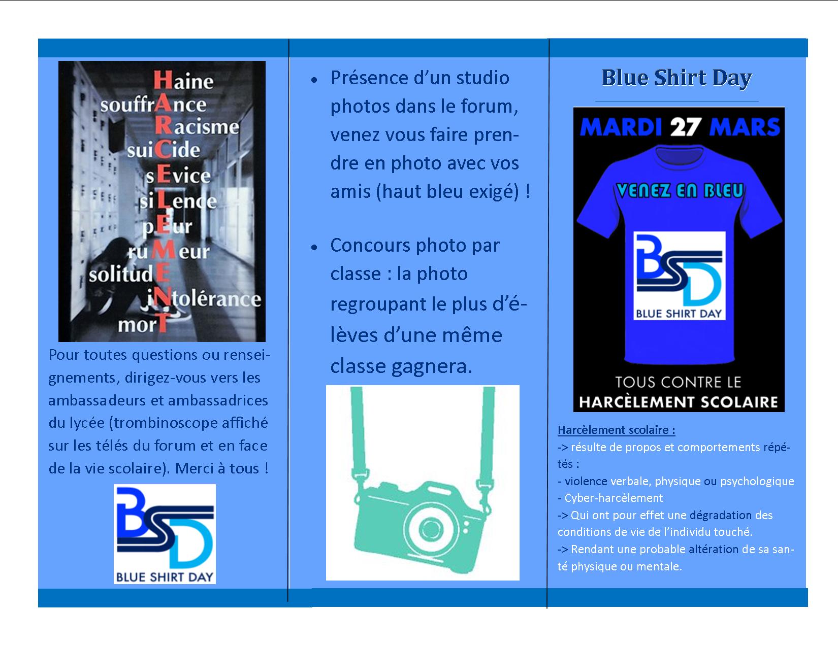 Blue Shirt Day 2018